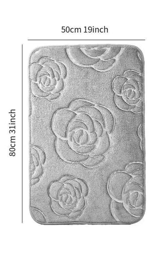 Rose Pressed Bath Mat