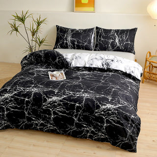 Midnight Marble Bedding Set