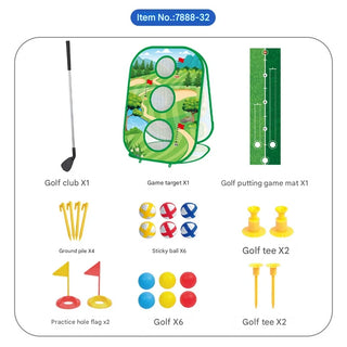Kids Golf Chipping Game Mat Set – Fun Interactive Outdoor Play for Families