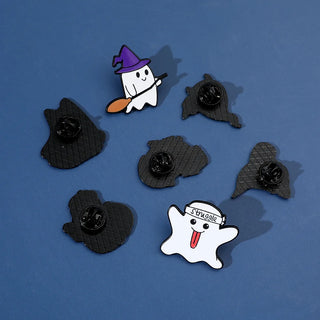 Halloween Ghost Brooch Pins – Fun & Festive Accessories