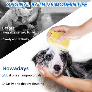 LatherPaw 2-in-1 Pet Shampoo Brush