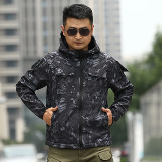 CHRLCK Men's Tactical Windproof Jacket