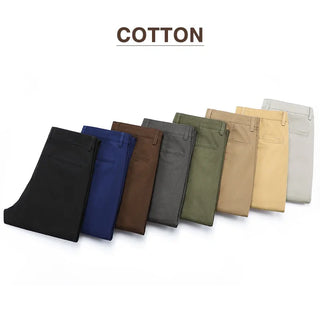 Stride Feel Cotton Blend Trousers