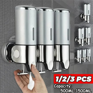 Wall Mount Bathroom Liquid Soap/Shampoo Dispenser