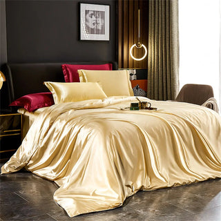 Luxury Satin Slik Duvet Cover Bedding Set