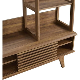 Render Mid-Century Style Entertainment Center