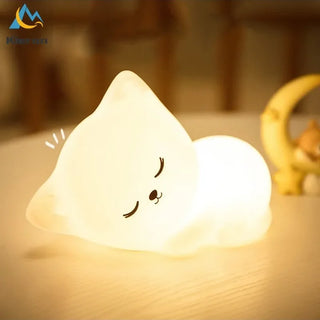 Kieron Soft Silicone Cat Night Light