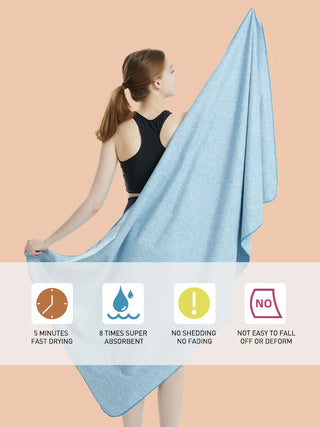 Silver ION Microfiber Quick Dry Towel