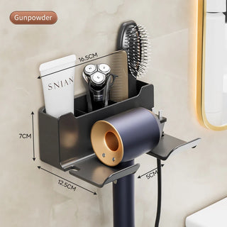 AeroHold Wall-Mount Bathroom Organizer Set