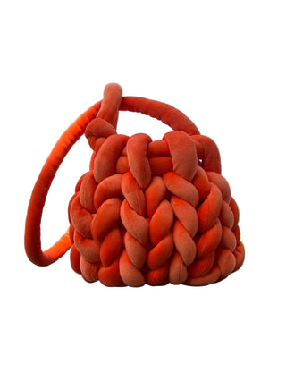 Hand-Braided Plush Crossbody Bag | Cozy Weave Design