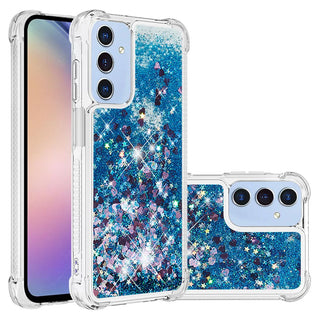 Liquid Glitter Quicksand Samsung Galaxy Case – Shockproof Clear Bumper Cover with Floating Sparkle