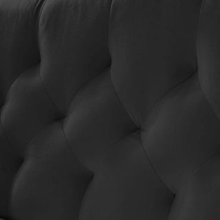 55-Inch Modern Velvet Loveseat Sofa with Gold Metal Legs & Side Pockets