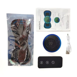 EMS Neck & Body Massager 8 Modes 19 Levels Portable Electric Muscle Stimulator Rechargeable Pain Relief Device