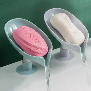 2pcs  Leaf Shape Soap Holder Drain Holder