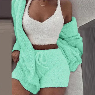 Cozy Knit 3-Piece Lounge Set – Comfort She’ll Live In