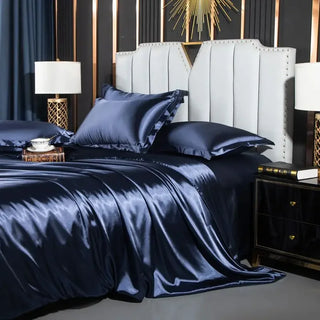 SINONICS Silk Bedding Set