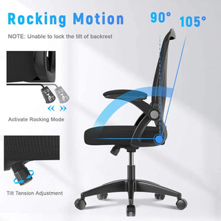 XMSJ Ergonomic Mid Back Office Chair