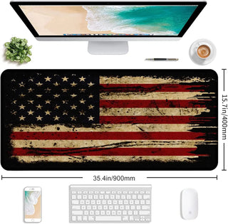 American Flag Large Extended Gaming Mouse Pad