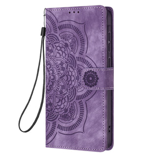 Luxury 3D Floral Leather Wallet Case for iPhone – Flip Cover with Card Slots, Kickstand & Magnetic Closure
