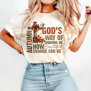 Autumn God's Way Printed Tee