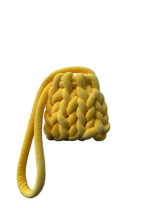 Hand-Braided Plush Crossbody Bag | Cozy Weave Design