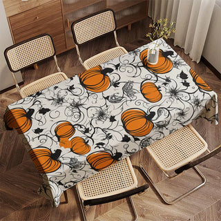 Fall Leaf Pattern Tablecloth – Waterproof Polyester Rectangular Table Cover