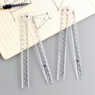 MOHAMM 1pc Folding Acrylic Ruler