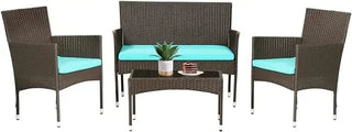 Solana 4-Piece Wicker Patio Set