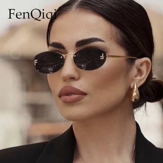 FenQiqi Rimless Fashion Shade