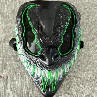 Venom/Carnage LED Mask – Full Face Glow Cosplay Party Prop