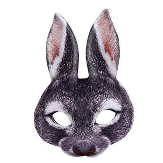 Animal Mask 3D Realistic Half Face Mask – Perfect for Halloween, Cosplay & Parties!
