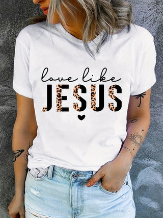 Love Like Jesus - Women’s Casual Christian T-Shirt