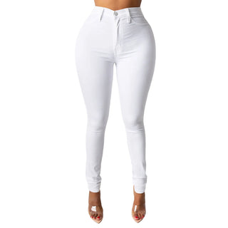 SANWOOD High-Waist Pull-On Skinny Jeans