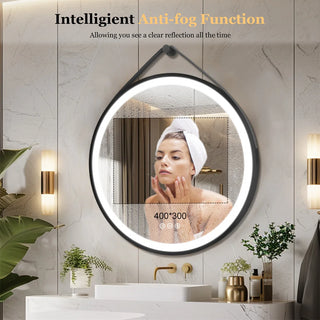 LUVODI Eclipse Round LED Bathroom Mirror