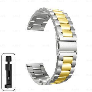 Premium Stainless Steel Watch Band for Fitbit Versa 2 – Adjustable Metal Strap