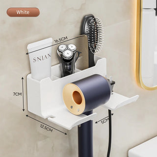 AeroHold Wall-Mount Bathroom Organizer Set