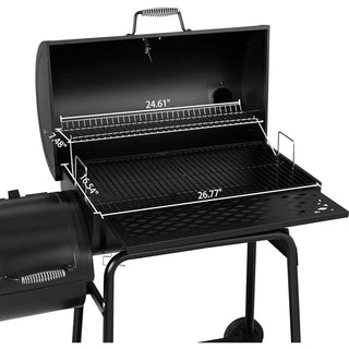 Royal Gourmet Charcoal Grill Offset Smoker (Grill + Cover)