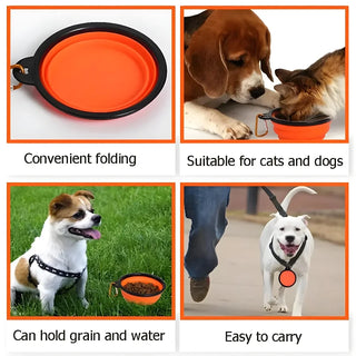 Woof! 350ml Folding Collapsible Water/Food Bowl