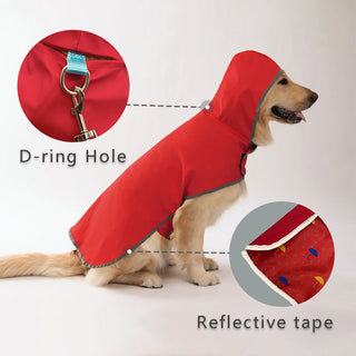 Double-Layer Pup Raincoat