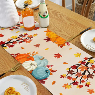 Autumn Festive Delight Maple Leaf Table Runners