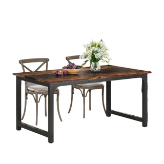 Tribesigns 63"x31.5" Industrial Dining Table