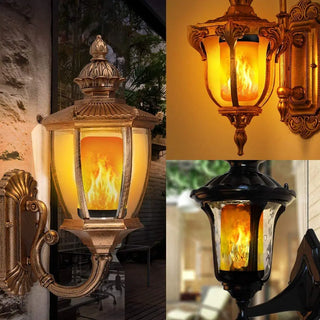 LED Flame Light Bulb – 4 Modes Flickering Fire Effect Night Light