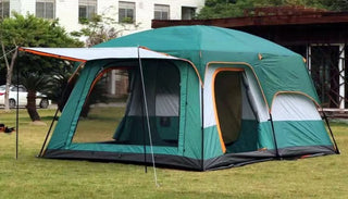 5-8 person Double layered 2 Room W/ Hall Outdoor Camping Tent