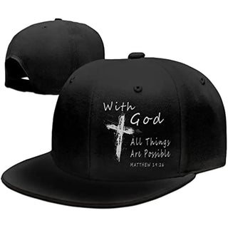 With God  Faith Snapback Hat