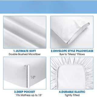 Celestia Luxe 6-Piece King Sheet Set