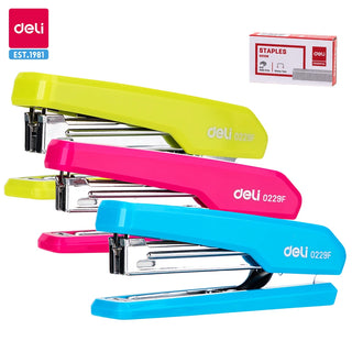 Deli Colorful Mini Stapler NO.10