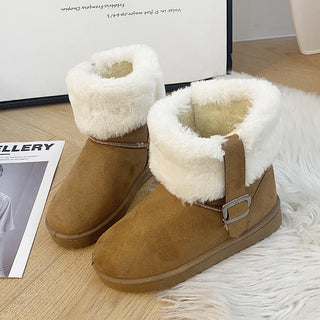 EOENKKY Winter Slip-on boots