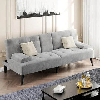 Futon Sofa Bed – 3-in-1 Foldable Couch & Reclining Sleeper