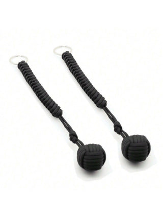 Steel-Core Paracord Survival Keychain