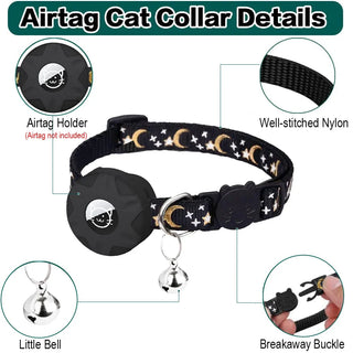 Reflective  Apple Tag Cat Collar